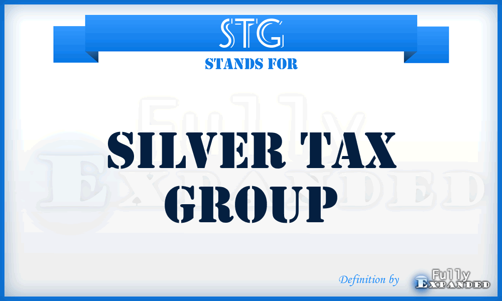 STG - Silver Tax Group