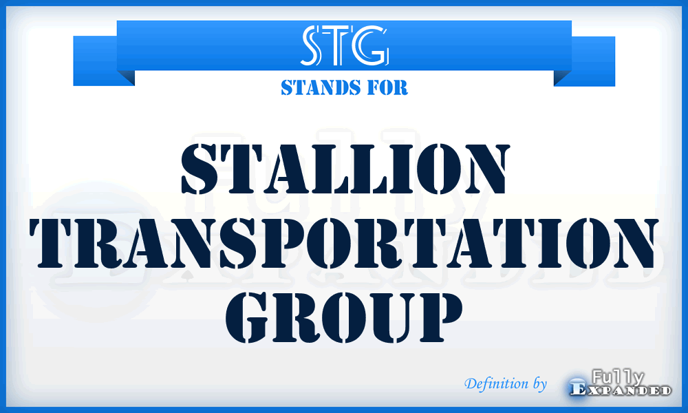 STG - Stallion Transportation Group