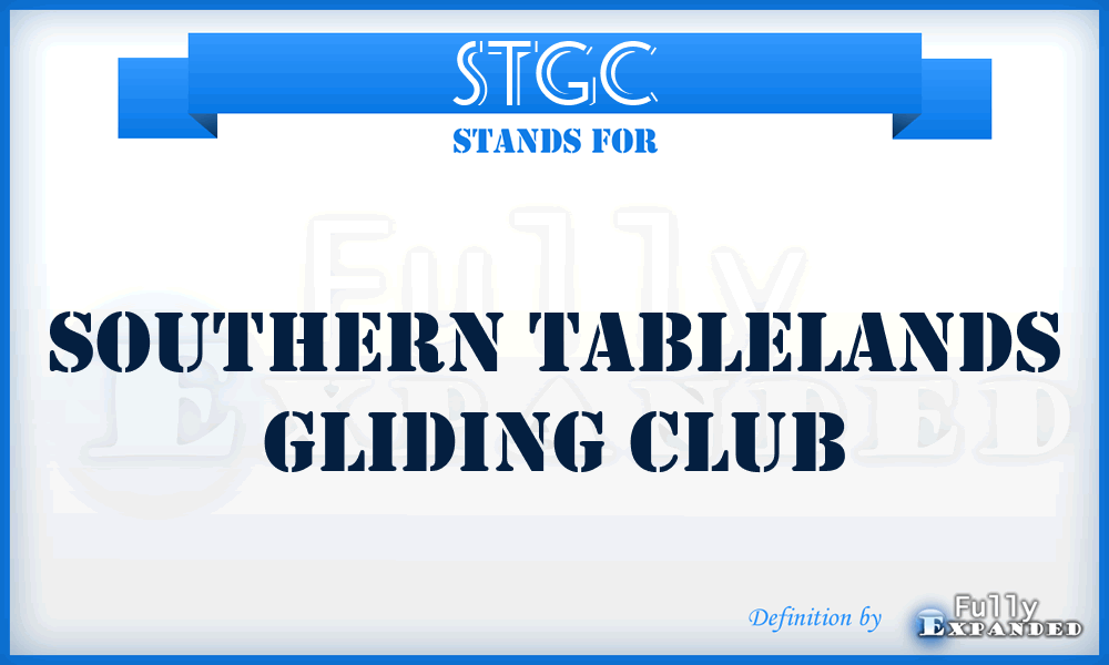 STGC - Southern Tablelands Gliding Club