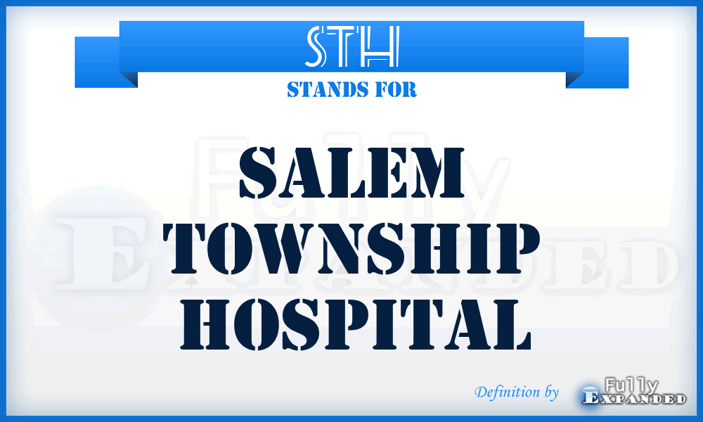 STH - Salem Township Hospital