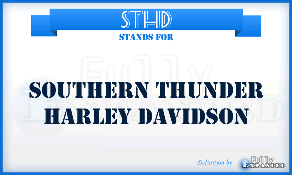 STHD - Southern Thunder Harley Davidson