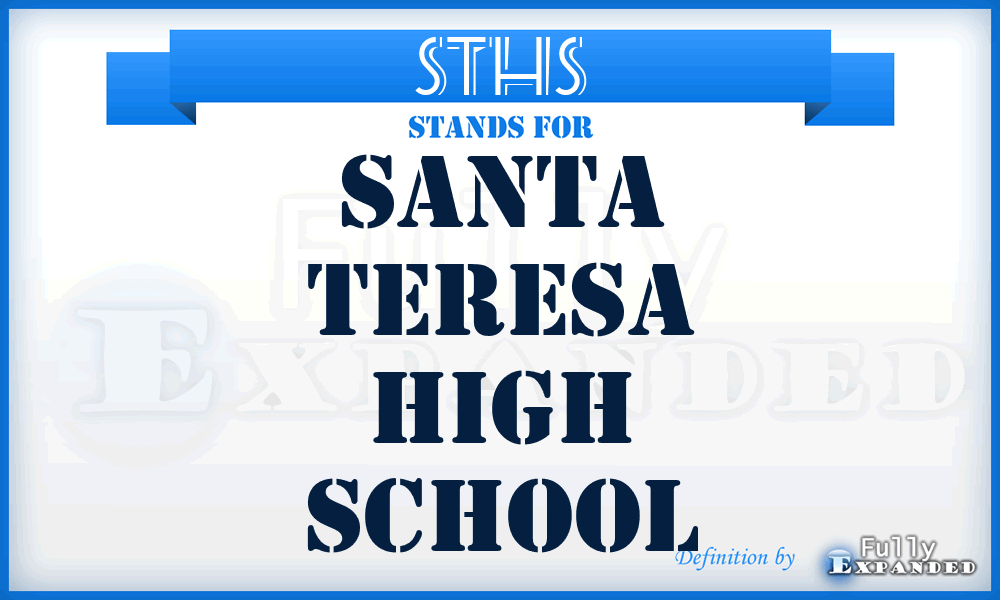 STHS - Santa Teresa High School