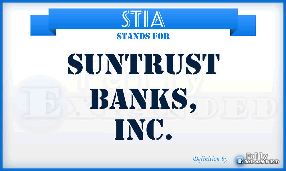 STI^A - SunTrust Banks, Inc.