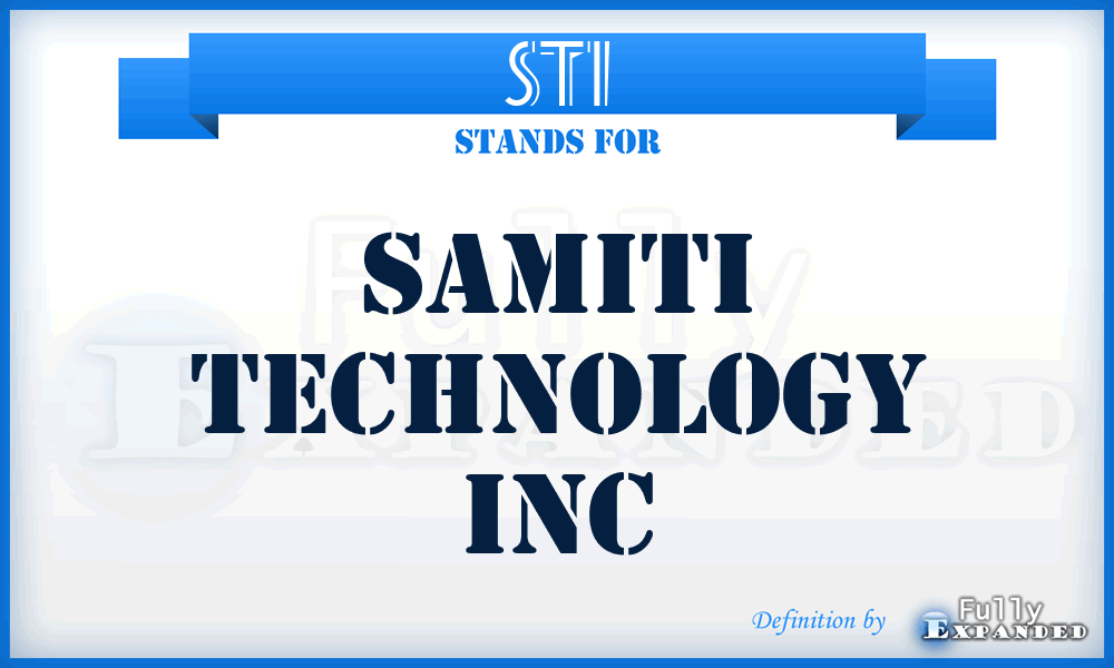 STI - Samiti Technology Inc