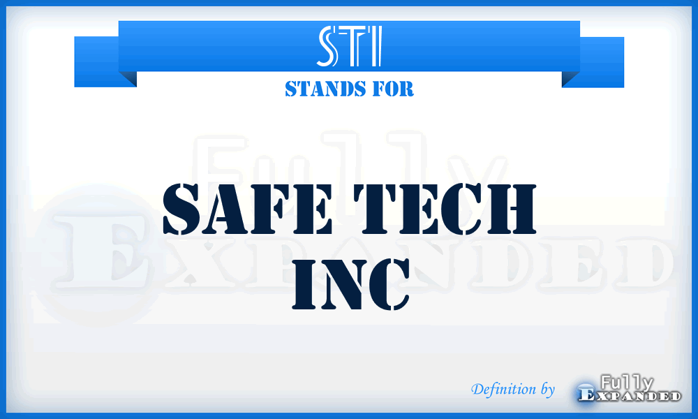 STI - Safe Tech Inc