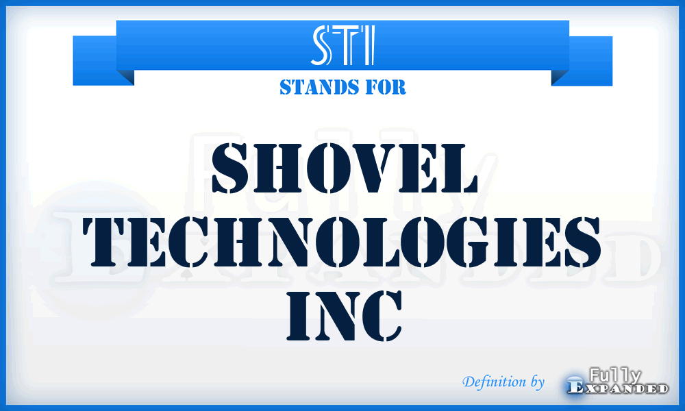 STI - Shovel Technologies Inc