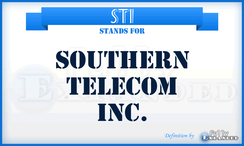 STI - Southern Telecom Inc.