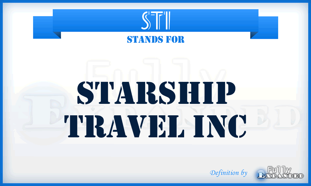 STI - Starship Travel Inc