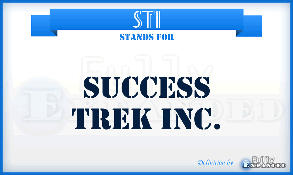 STI - Success Trek Inc.