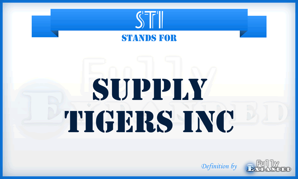 STI - Supply Tigers Inc