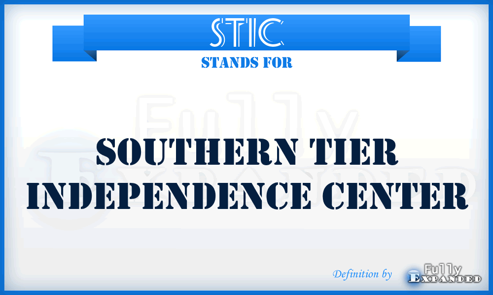 STIC - Southern Tier Independence Center