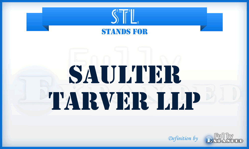 STL - Saulter Tarver LLP