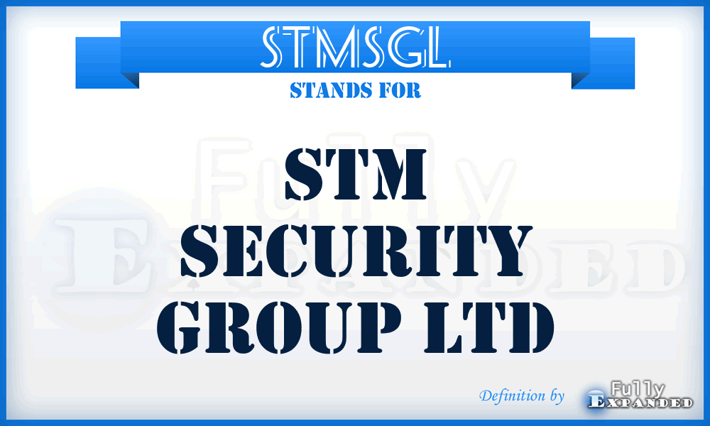 STMSGL - STM Security Group Ltd