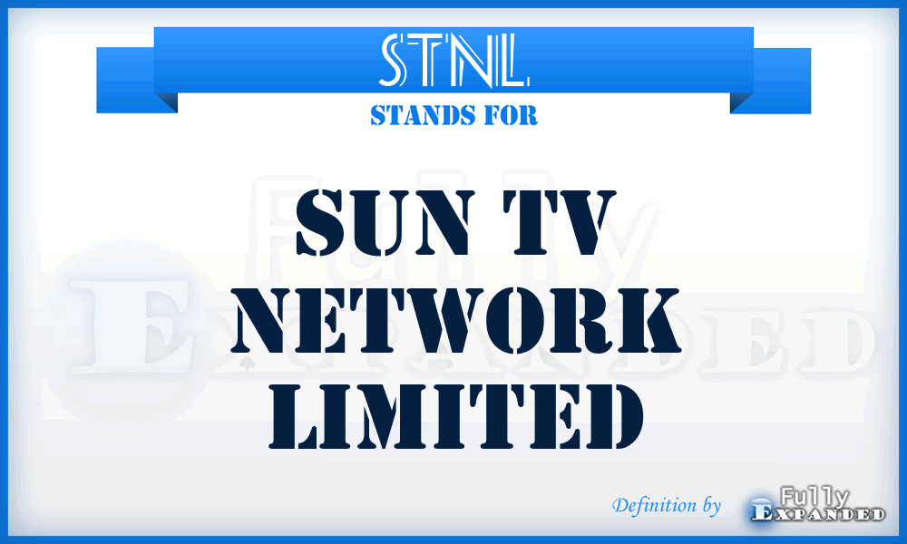 STNL - Sun Tv Network Limited