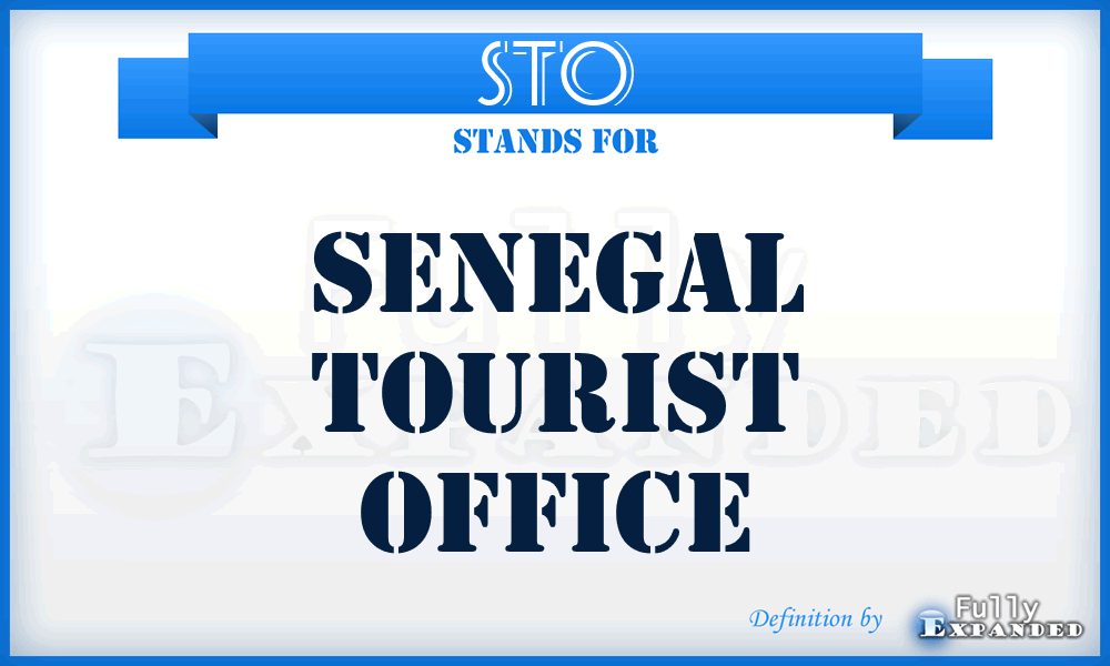 STO - Senegal Tourist Office
