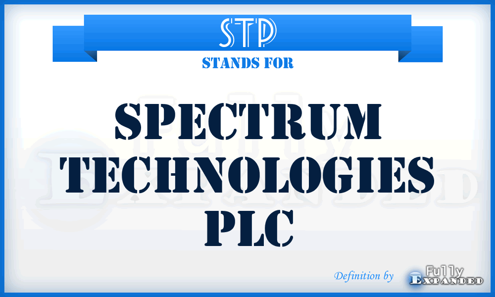 STP - Spectrum Technologies PLC