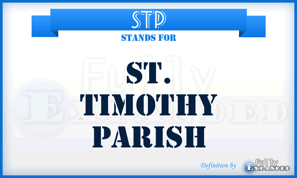 STP - St. Timothy Parish