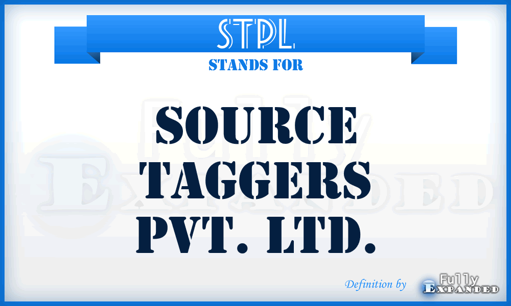 STPL - Source Taggers Pvt. Ltd.