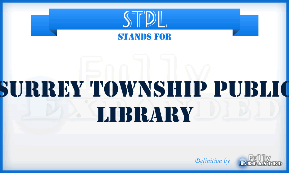 STPL - Surrey Township Public Library