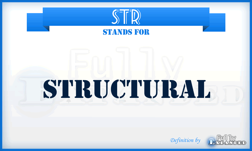 STR - Structural