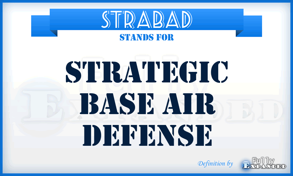 STRABAD - strategic base air defense