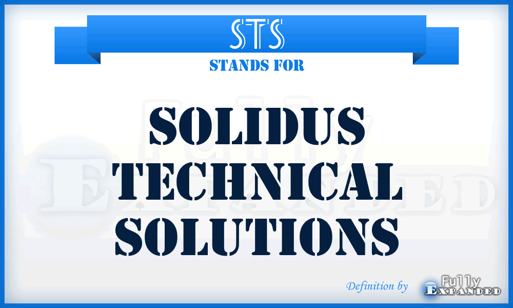 STS - Solidus Technical Solutions