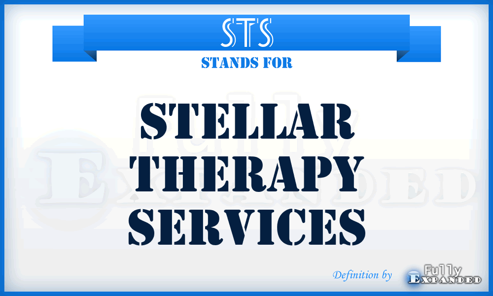 STS - Stellar Therapy Services