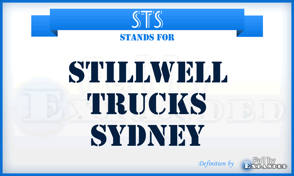 STS - Stillwell Trucks Sydney