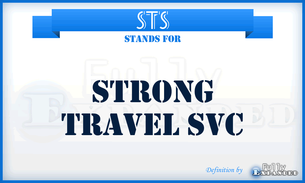 STS - Strong Travel Svc
