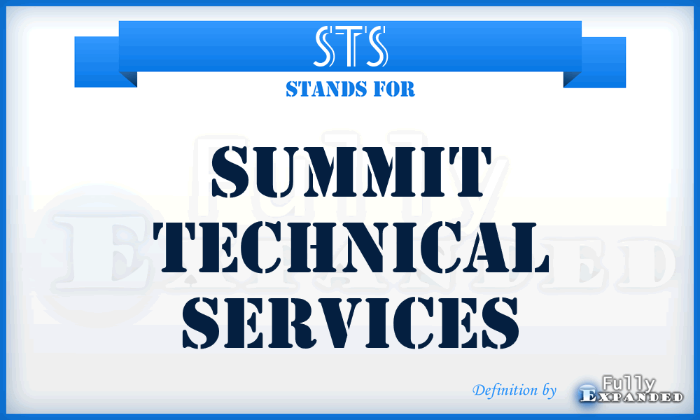 STS - Summit Technical Services