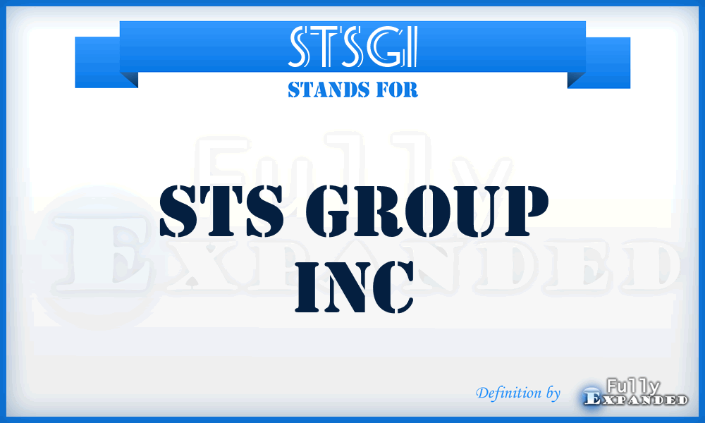 STSGI - STS Group Inc