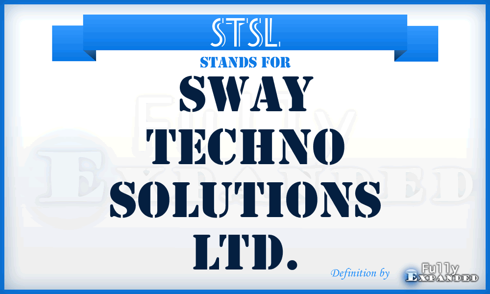 STSL - Sway Techno Solutions Ltd.