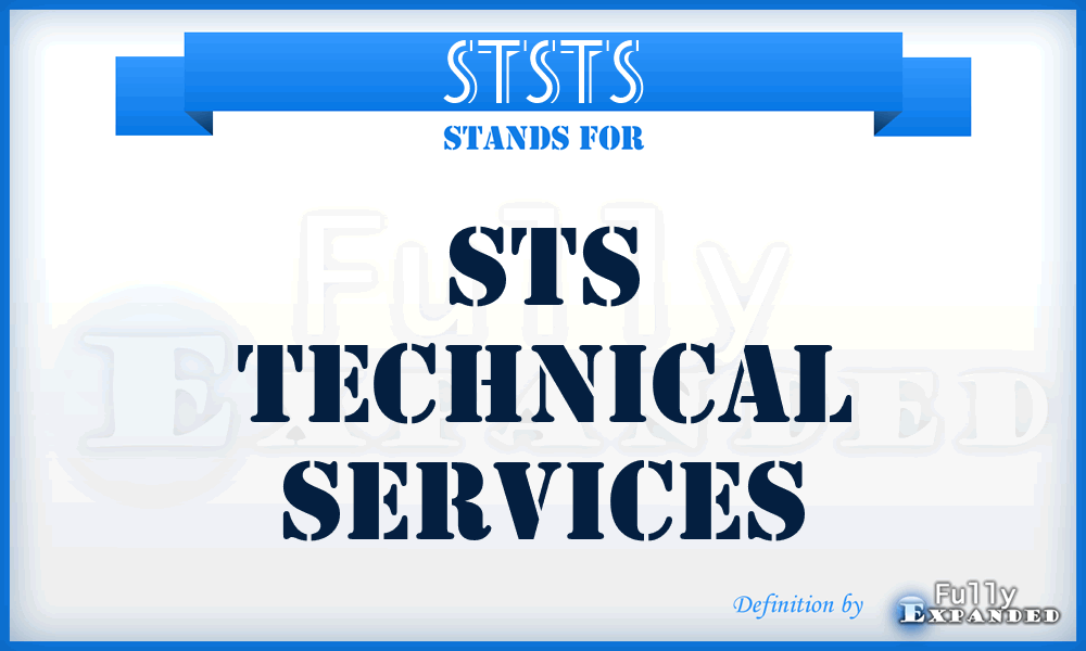 STSTS - STS Technical Services