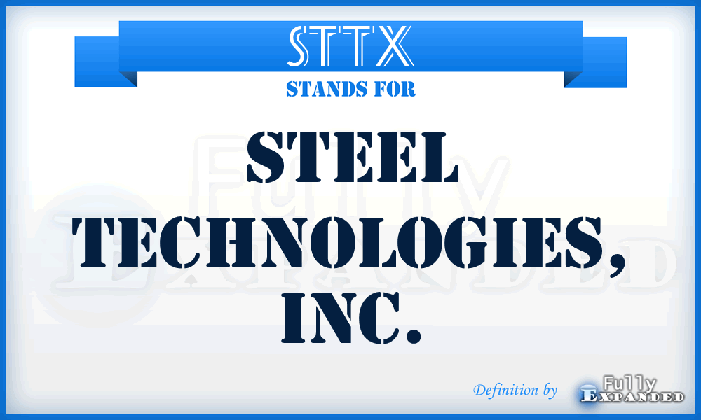 STTX - Steel Technologies, Inc.