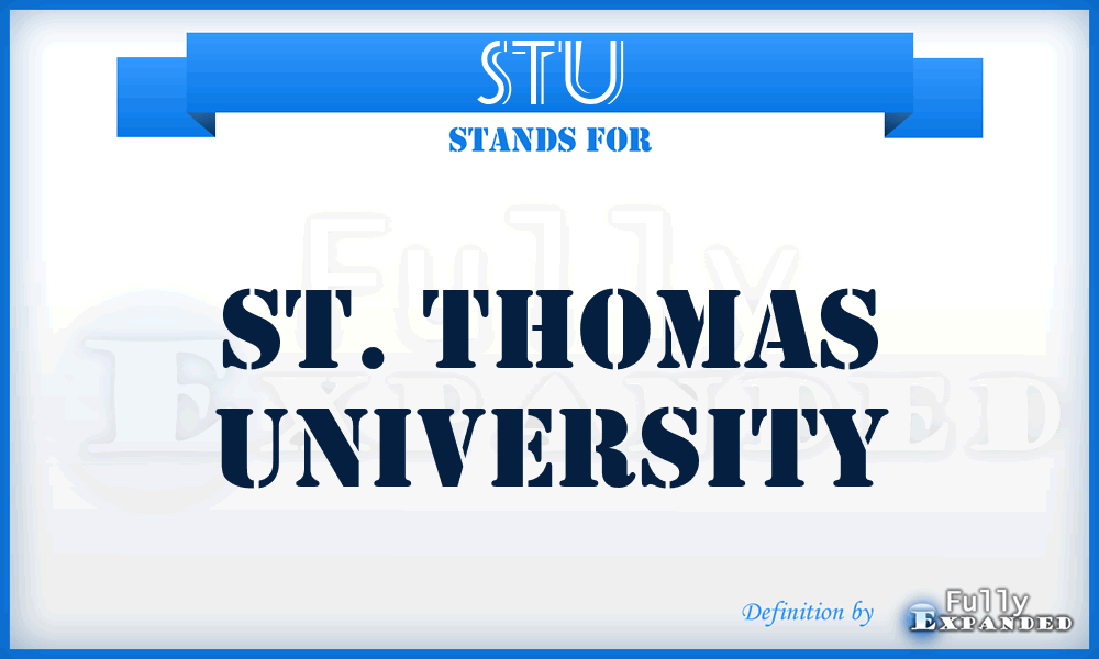 STU - St. Thomas University