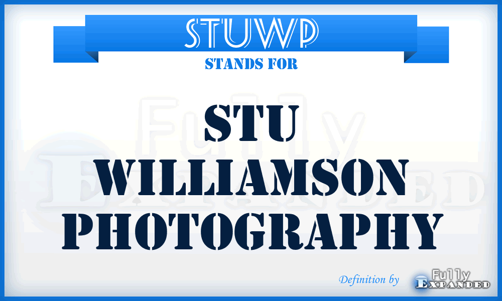 STUWP - STU Williamson Photography