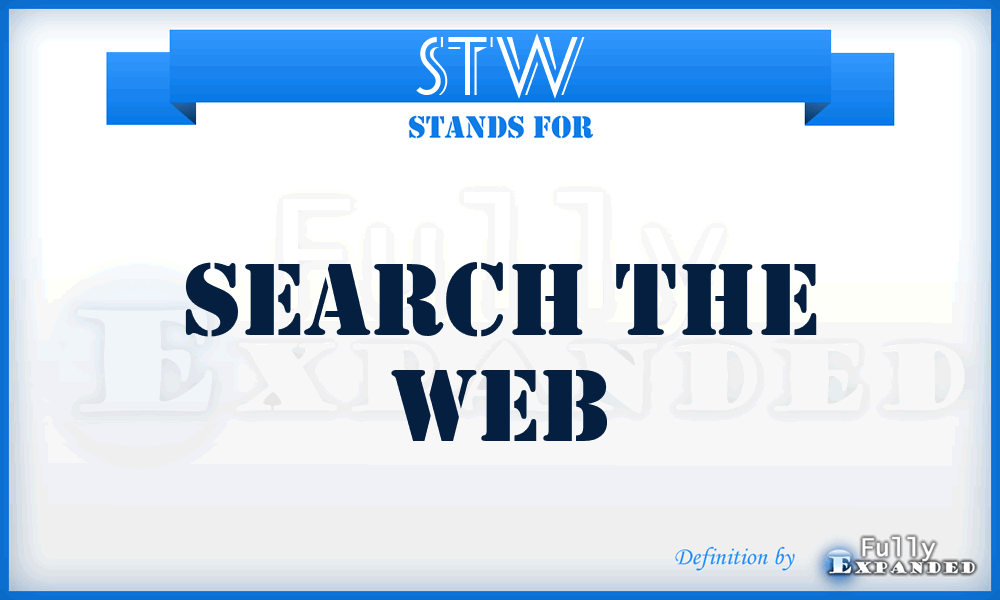 STW - Search The Web