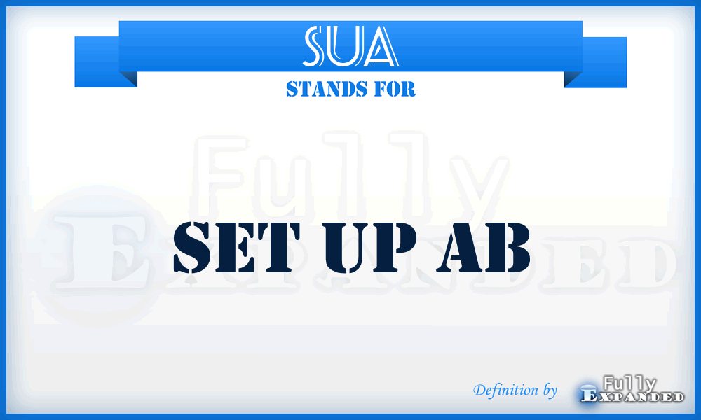 SUA - Set Up Ab