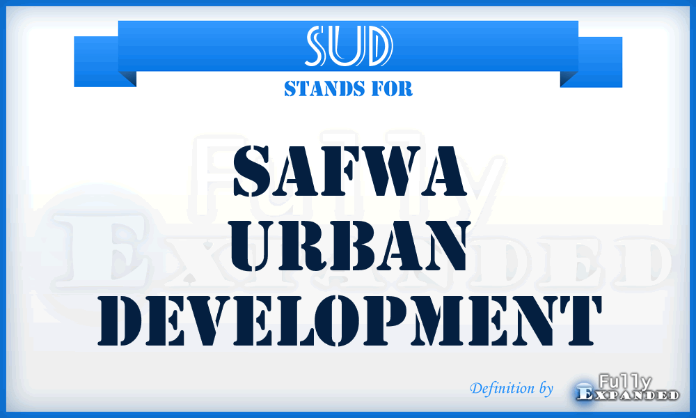 SUD - Safwa Urban Development