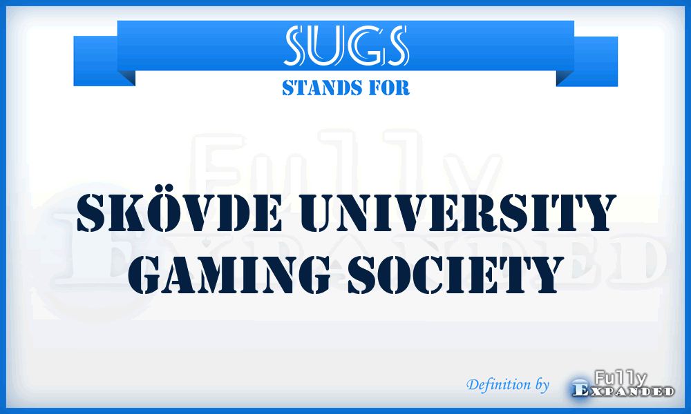 SUGS - Skövde University Gaming Society