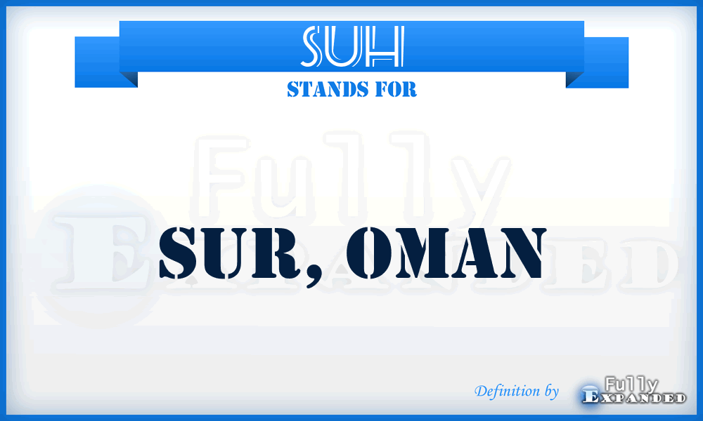 SUH - Sur, Oman