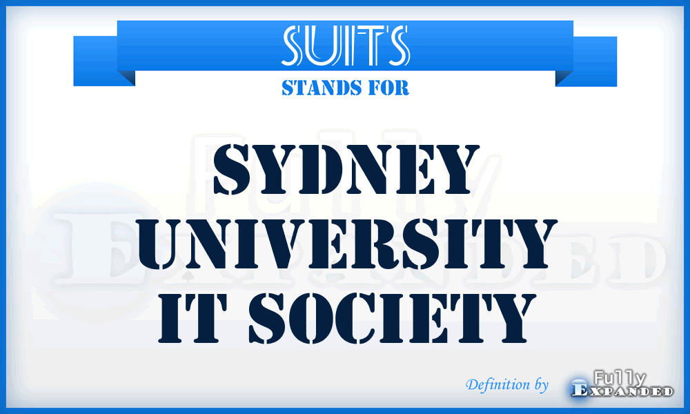 SUITS - Sydney University IT Society
