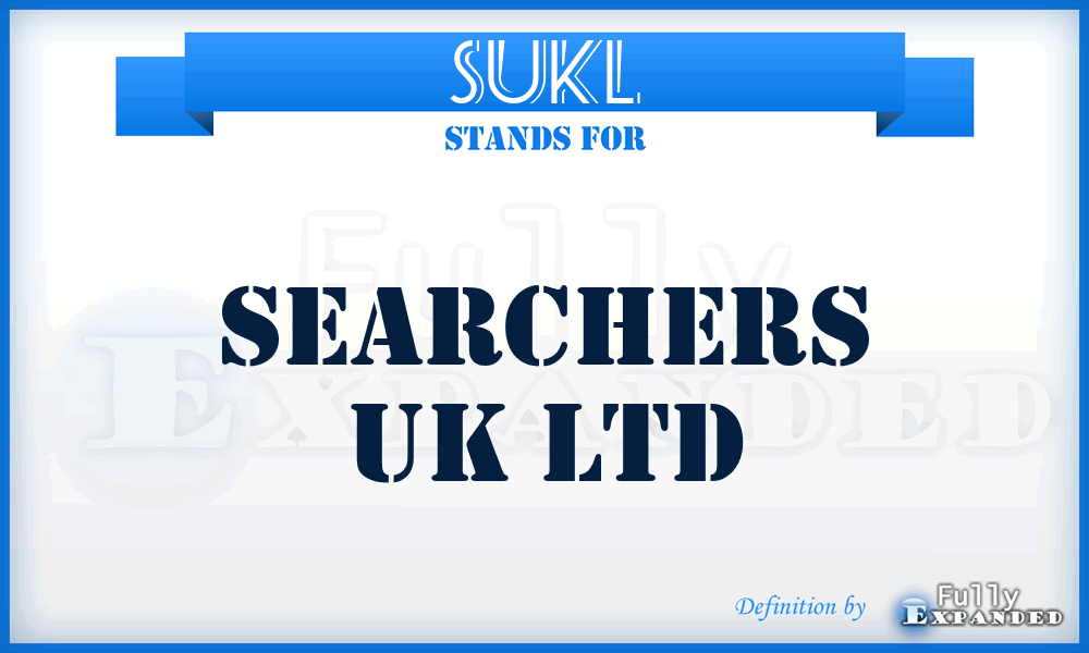 SUKL - Searchers UK Ltd