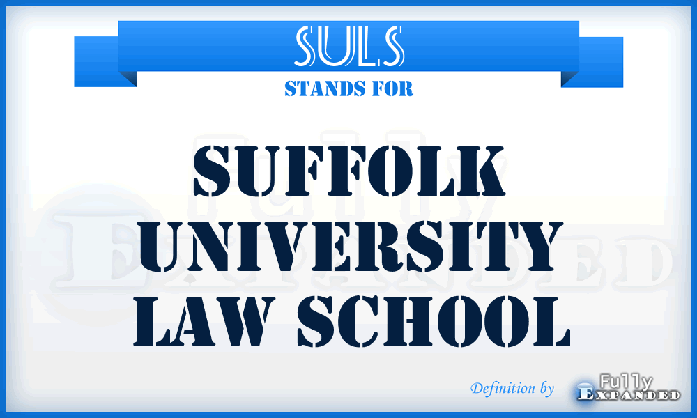 SULS - Suffolk University Law School