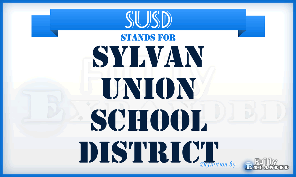 SUSD - Sylvan Union School District