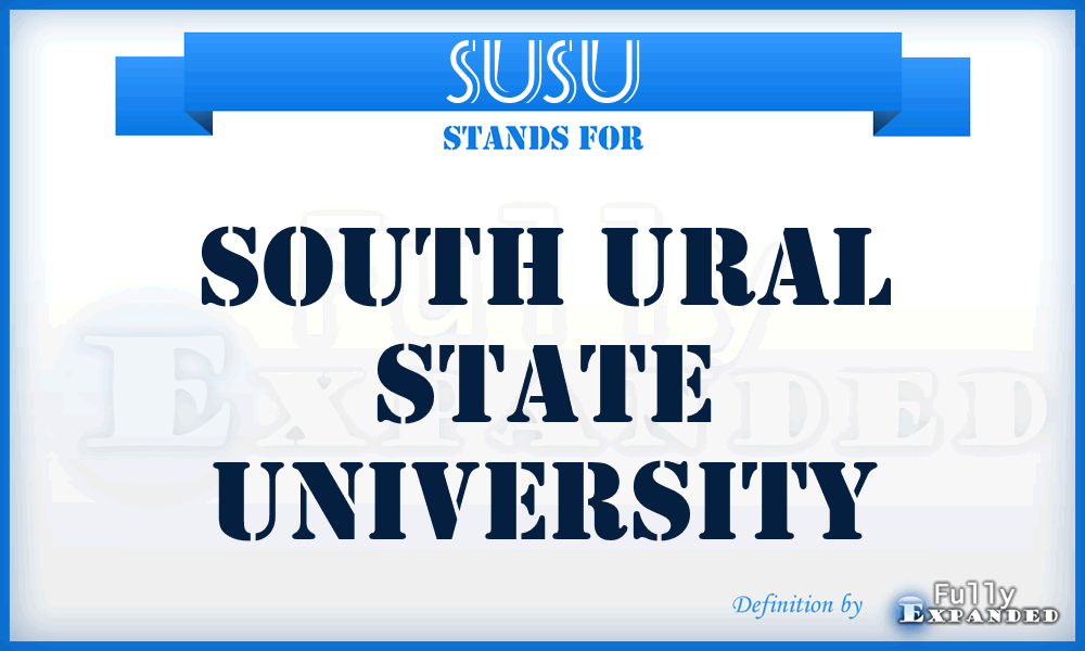 SUSU - South Ural State University