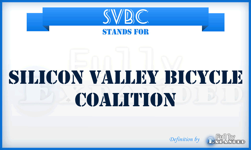 SVBC - Silicon Valley Bicycle Coalition