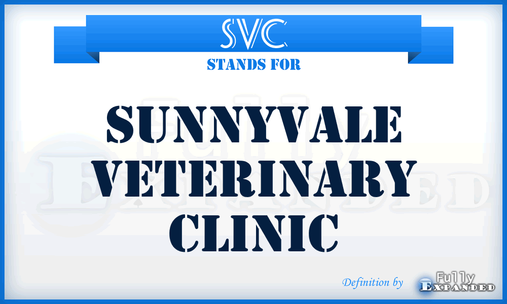 SVC - Sunnyvale Veterinary Clinic