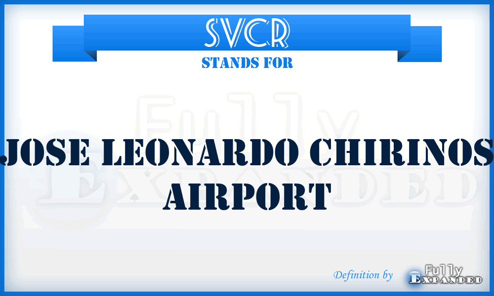 SVCR - Jose Leonardo Chirinos airport