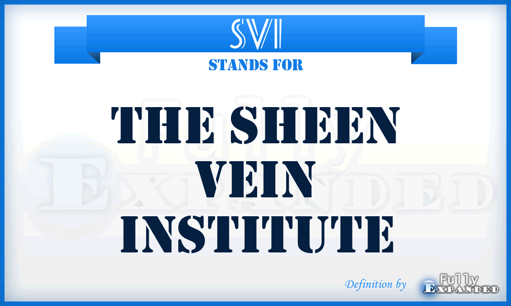 SVI - The Sheen Vein Institute